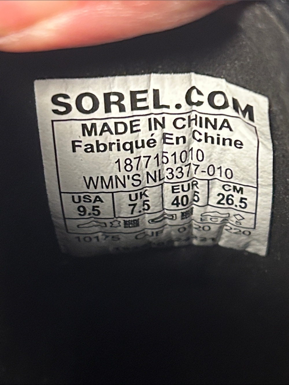 Sorel Lexie Wedge Boot Red Black Buffalo Plaid Check size 9.5 - Picture 9 of 16